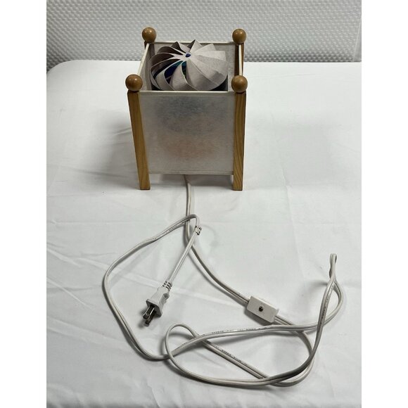 Vtg Magic Spinning Lamp Groovy Car Flowers Night Light 1998 🚗 - Picture 4 of 11